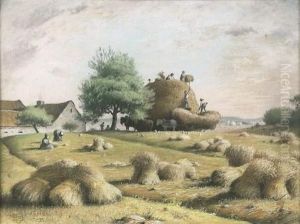 Le Ramassage Des Foins by Jean-Francois Millet