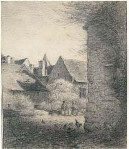 La Ferme by Jean-Francois Millet