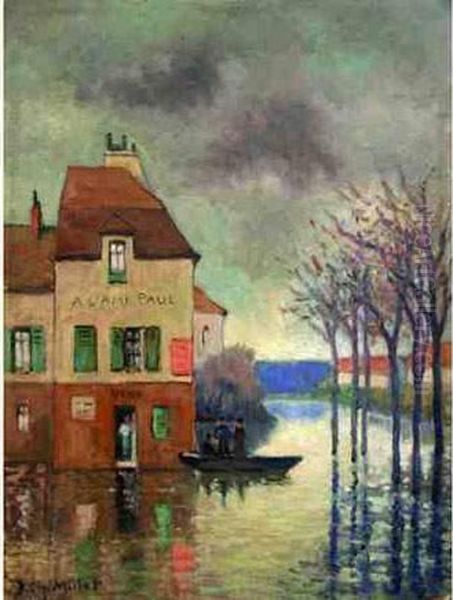 La Crue A Port Marly - view 1
