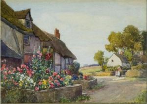 Village Street Scene Village Street Scene