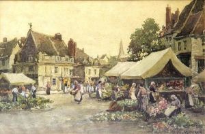 Market Scene by James W. Milliken