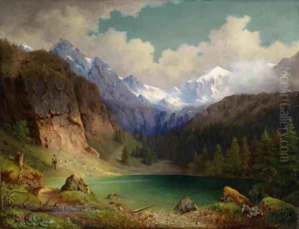 View Of A Mountain Lake - view 1