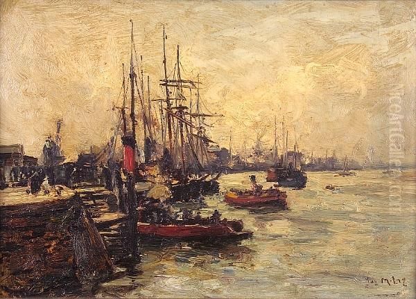 A Busy River Scene - view 1