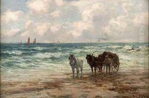 Gathering Wrack by Joseph Milner