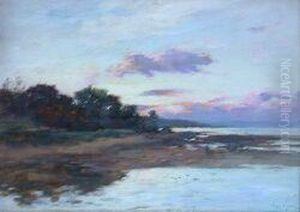 Sunset On The Estuary by Joseph Milner