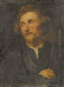Portrait of the sculptor Georg Petel (d. 1636), bust-length, in a black waistcoat and cloak