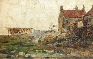 Drying The Nets by Joseph Milner