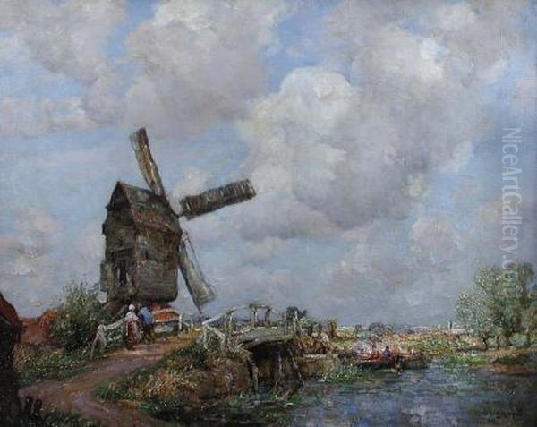 A Post Mill On The Ouse In The Fens - view 1