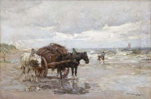 Gathering Wrack by William Watt Milne