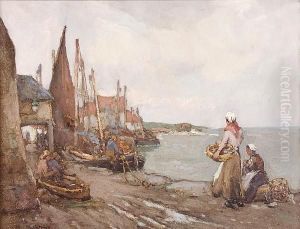 Pittenweem Harbour by William Watt Milne
