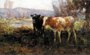 The Young Calves by William Watt Milne