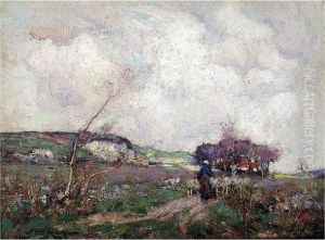 The Shepherdess With Her Flock The Shepherdess With Her Flock