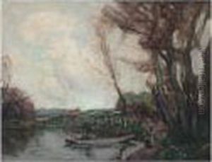 On The Moorings by William Watt Milne