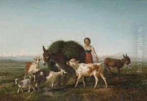 An Extensive Italianate Landscape by Antonio Milone