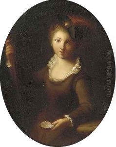 Self-portrait of the artist