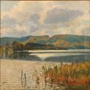 Summer Day At A Lake by Carl Milton Jensen