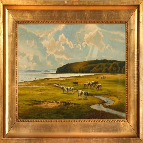 A Landscape With Cows - view 1