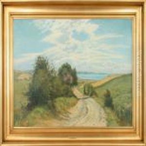 A View Over Begtrup Vig, Mols by Carl Milton Jensen