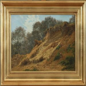 Skraendten Ved Slesvigske Sten I Dyrehaven 1880" by Carl Milton Jensen
