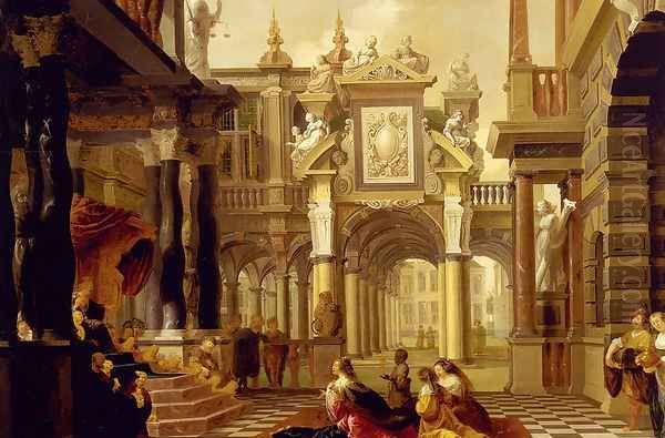 Solomon Receiving The Queen Of Sheba - view 1