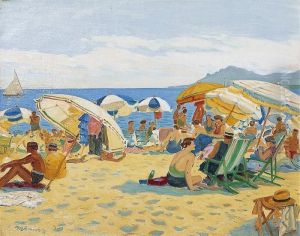 Bord De Plage Animee by Tony Minartz