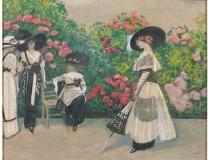 Les Elegantes Au Parc by Tony Minartz