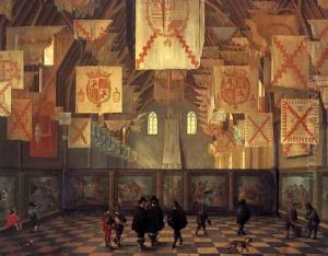The Great Hall of the Binnenhof in The Hague