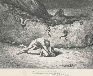 "That sprite of air is Schicchi; (Canto XXX., line 33)