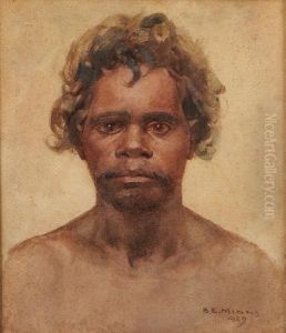 Portrait Of An Aboriginal Man by Benjamin Edwin Minns