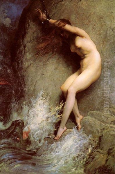Andromeda by Gustave Dore
