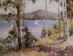 Pittwater And Lion Island 1936