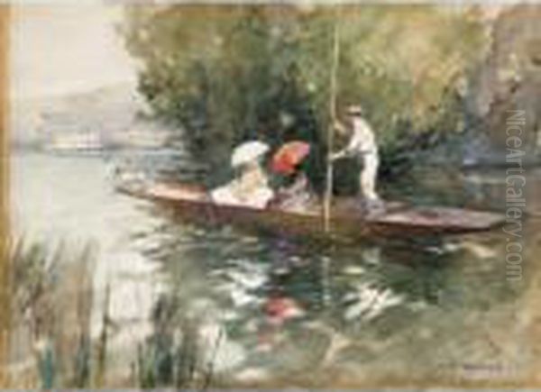 Punting On The Thames - view 1