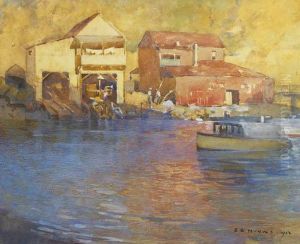 The Boat Scene by Benjamin Edwin Minns