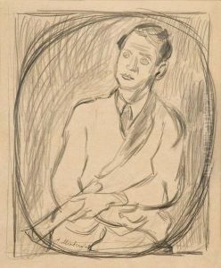 Portrait D'homme by Abraham Mintchine