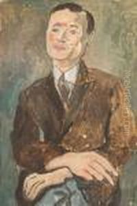 Portrait D'homme by Abraham Mintchine