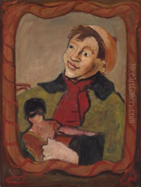 Boy With A Doll - view 1