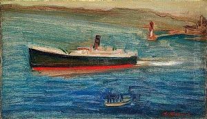 Le Bateau, Circa 1928 by Abraham Mintchine