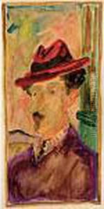 Portrait D'homme by Abraham Mintchine