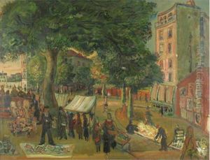 The Market, Place D'alleray, Paris The Market, Place D'alleray, Paris
