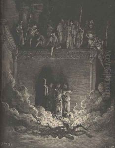 The Fiery Furnace by Gustave Dore