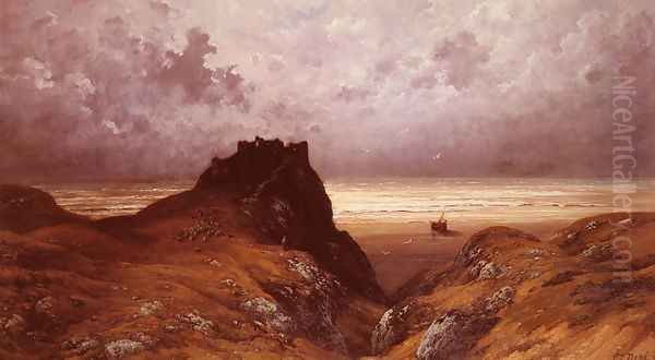 Castle on the Isle of Skye - view 1