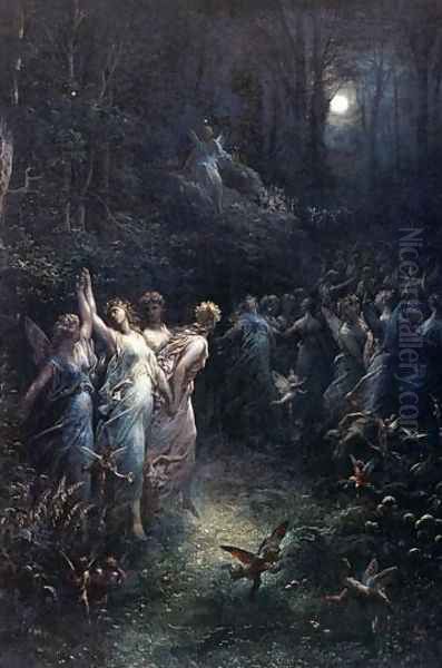 La Parque et L'Amour by Gustave Dore