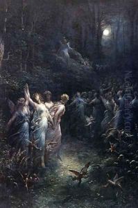 La Parque et L'Amour by Gustave Dore