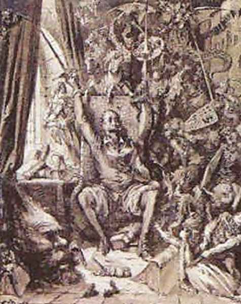 Don Quixote in his Library - view 1