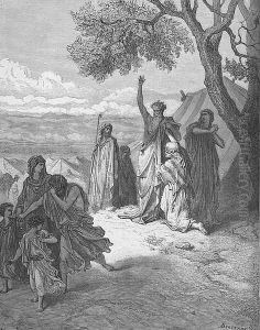 Noah Curses Ham by Gustave Dore