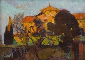 Paisaje by Joaquin Mir Trinxet