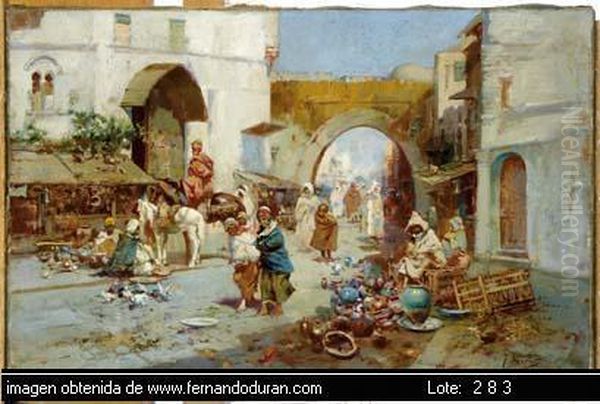 Pintor Especializado En Asuntos De Sus Ciudad: Marinas, Playas, Patios - view 1