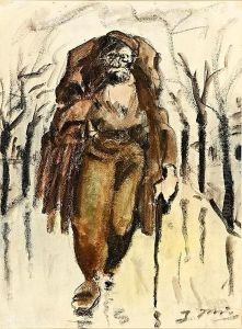 Un Anciano by Joaquim Mir