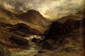 Gorge In The Mountains by Gustave Dore