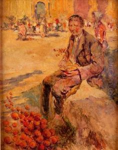 Vendedor De Naranjas by Joaquin Miro